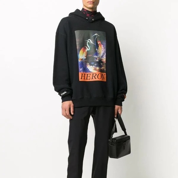 Heron Preston Other - HP ❤️‍🔥HERON PRESTON Graphic Print Crane Hoodie